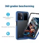 Xiaomi Redmi Note 13 Pro 5G / Poco X6 Hoesje Full Protect 360° Cover Blauw