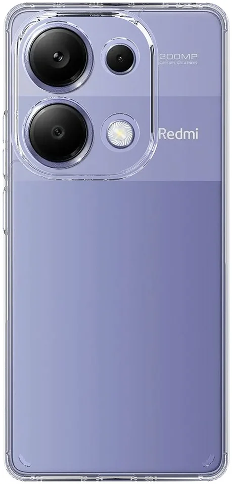 Xiaomi Poco M6 Pro / Redmi Note 13 Pro 4G Hoesje Dun TPU Back Cover Transparant afbeelding 3