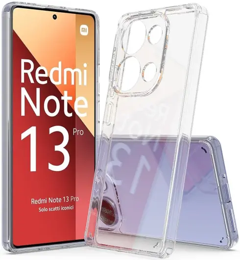 Xiaomi Poco M6 Pro / Redmi Note 13 Pro 4G Hoesje Dun TPU Back Cover Transparant afbeelding 1