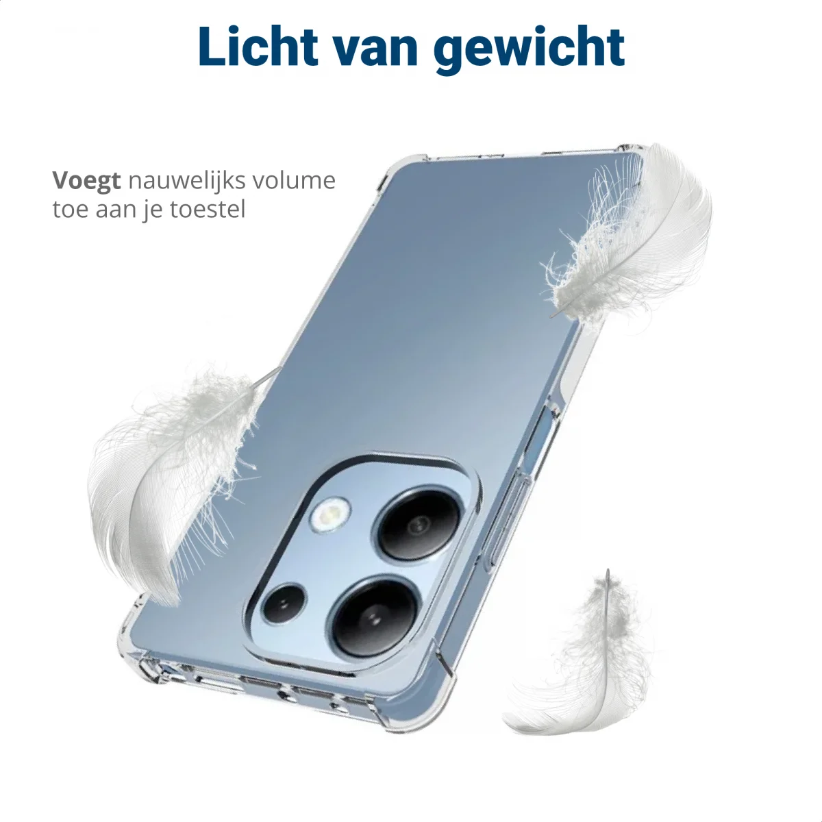 Xiaomi Poco M6 Pro / Redmi Note 13 Pro 4G Hoesje Schokbestendig TPU Transparant afbeelding 5