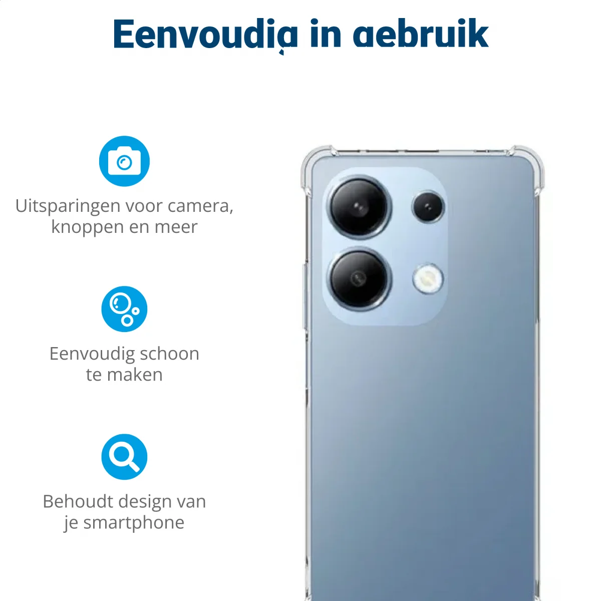Xiaomi Poco M6 Pro / Redmi Note 13 Pro 4G Hoesje Schokbestendig TPU Transparant afbeelding 6