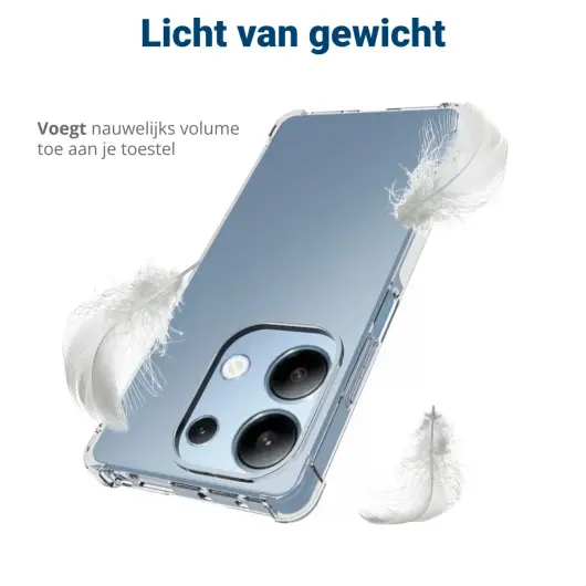 Xiaomi Poco M6 Pro / Redmi Note 13 Pro 4G Hoesje Schokbestendig TPU Transparant afbeelding 5