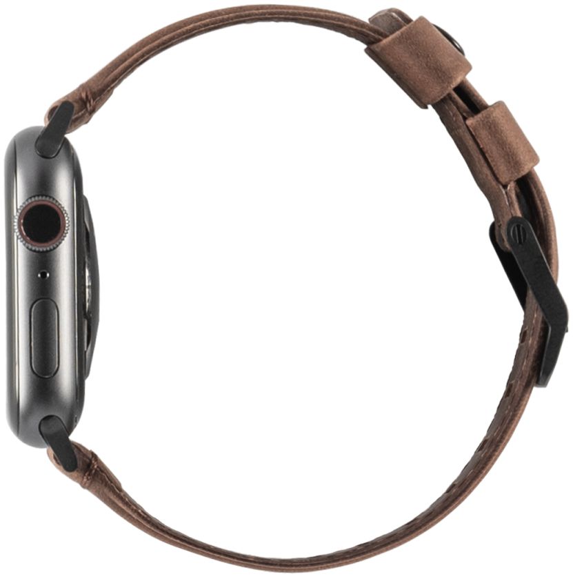 Urban Armor Gear Leather Apple Watch 45MM / 44MM / 42MM Bandje Bruin afbeelding 6