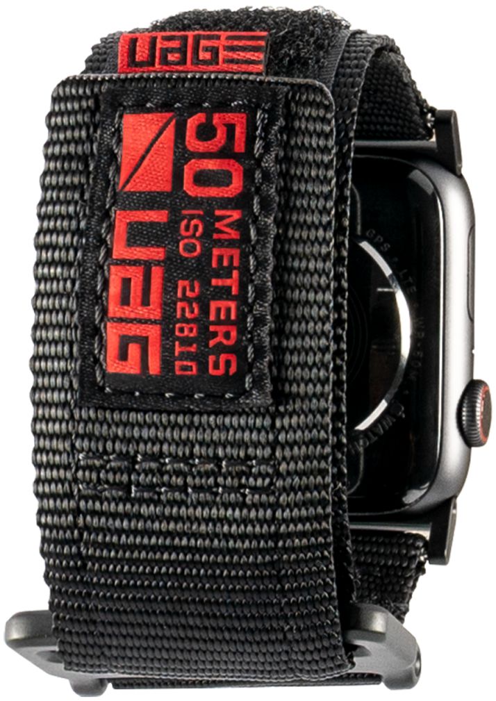 Urban Armor Gear Active Apple Watch 45MM / 44MM / 42MM Bandje Zwart afbeelding 6