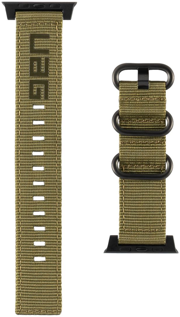 Urban Armor Gear Nato Apple Watch 45MM / 44MM / 42MM Bandje Olive afbeelding 4