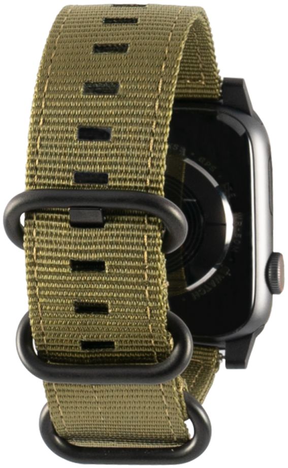 Urban Armor Gear Nato Apple Watch 45MM / 44MM / 42MM Bandje Olive afbeelding 6