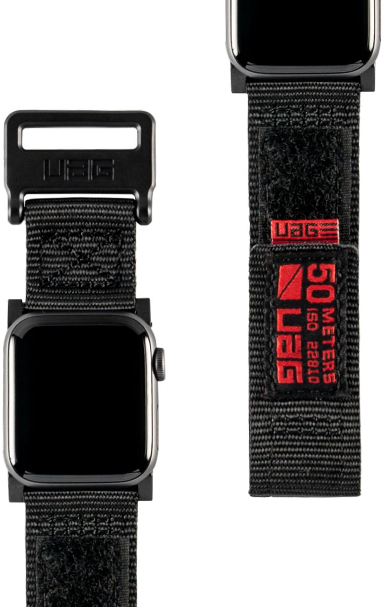 Urban Armor Gear Active Apple Watch 41MM / 40MM / 38MM Bandje Zwart afbeelding 2
