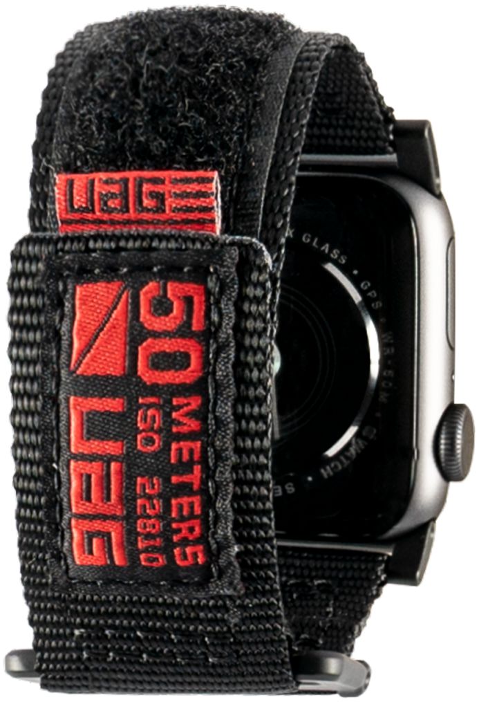 Urban Armor Gear Active Apple Watch 41MM / 40MM / 38MM Bandje Zwart afbeelding 6
