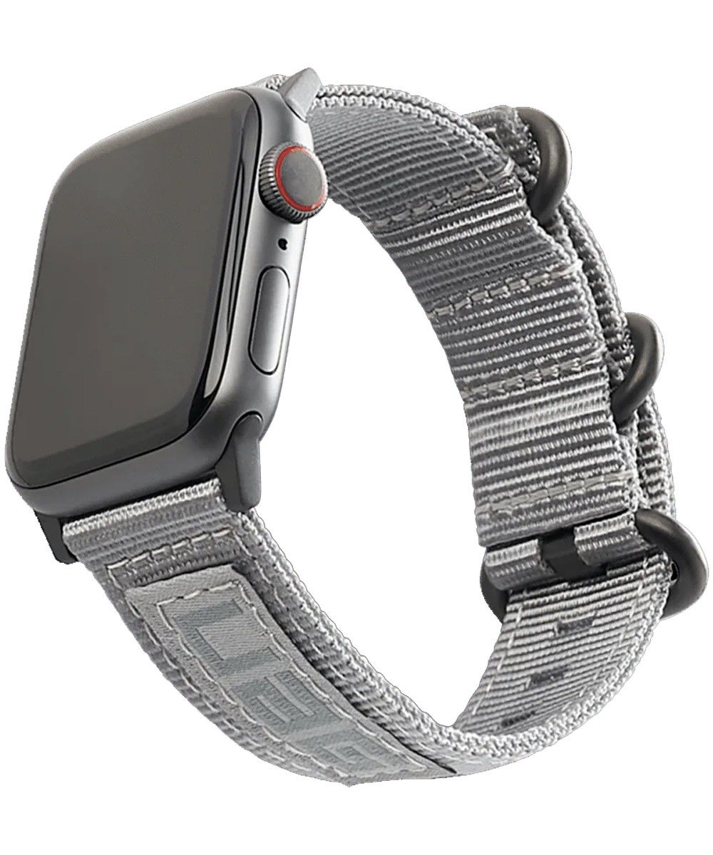 Urban Armor Gear Nato Apple Watch 45MM / 44MM / 42MM Bandje Grijs afbeelding 1