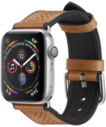 Spigen Retro Fit Apple Watch 41MM / 40MM / 38MM Bandje Kunst Leer Bruin