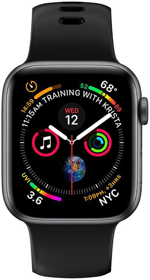 Spigen Air Fit Apple Watch 41MM / 40MM / 38MM Bandje Siliconen Zwart afbeelding 2