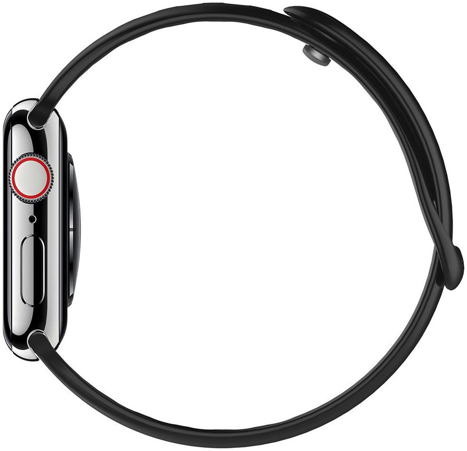Spigen Air Fit Apple Watch 41MM / 40MM / 38MM Bandje Siliconen Zwart afbeelding 3