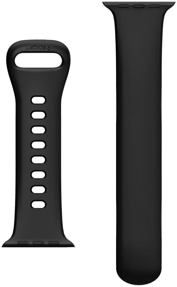 Spigen Air Fit Apple Watch 41MM / 40MM / 38MM Bandje Siliconen Zwart afbeelding 4