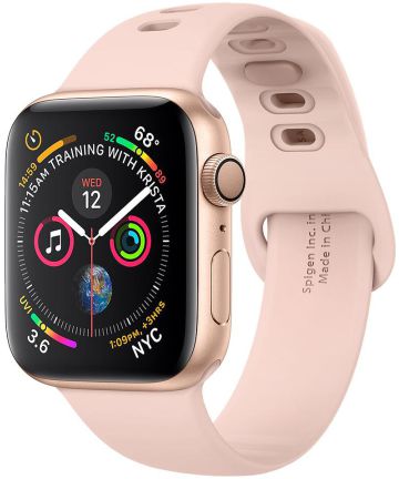 Spigen Air Fit Apple Watch 41MM / 40MM / 38MM Bandje Siliconen Roze Bandjes