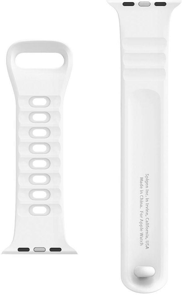 Spigen Air Fit Apple Watch 41MM / 40MM / 38MM Bandje Siliconen Wit afbeelding 5