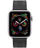 Spigen Retro Fit Apple Watch 45MM / 44MM / 42MM Bandje Kunst Leer Zwart