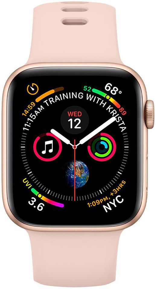 Spigen Air Fit Apple Watch 45MM / 44MM / 42MM Bandje Siliconen Roze afbeelding 2
