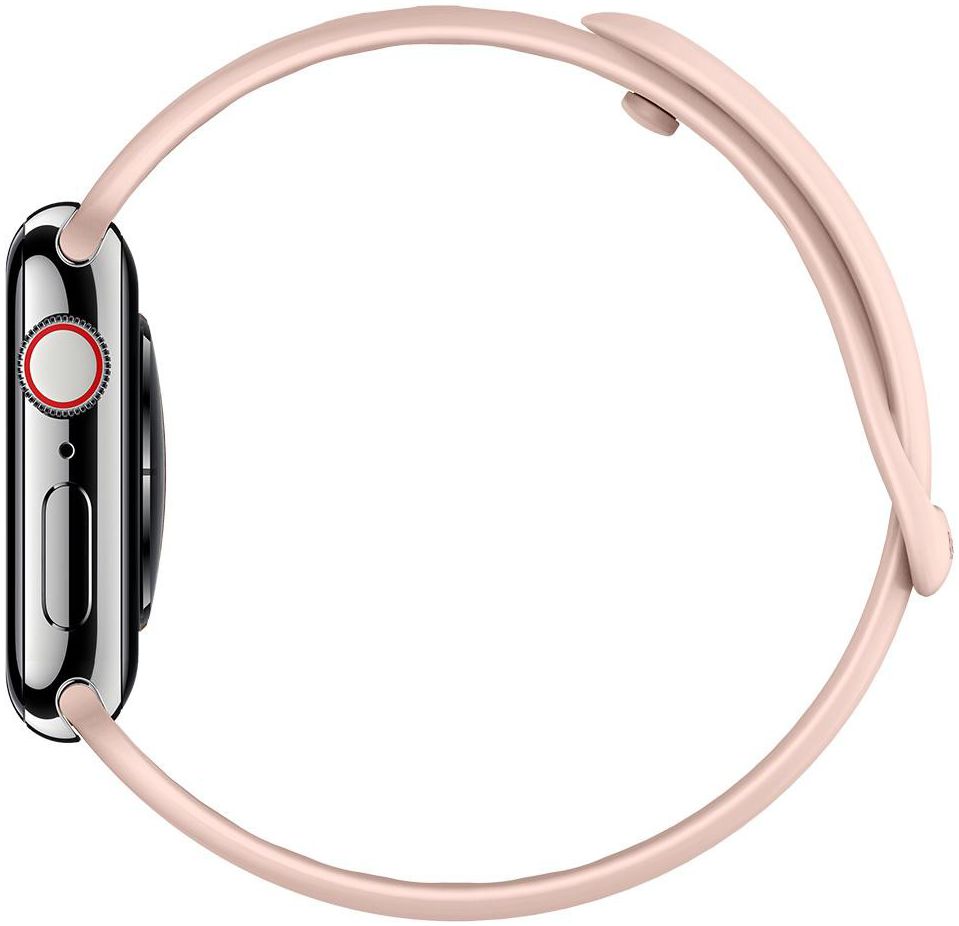 Spigen Air Fit Apple Watch 45MM / 44MM / 42MM Bandje Siliconen Roze afbeelding 3