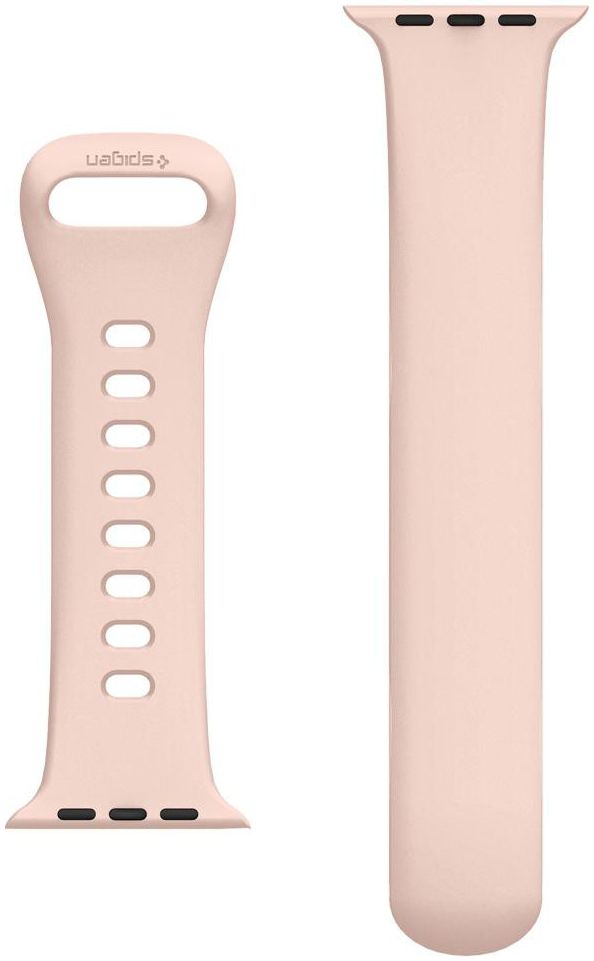 Spigen Air Fit Apple Watch 45MM / 44MM / 42MM Bandje Siliconen Roze afbeelding 4