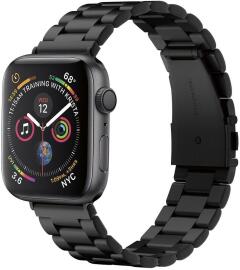 Spigen Modern Fit Apple Watch 46MM / 45MM / 44MM / 42MM Bandje RVS Zwart