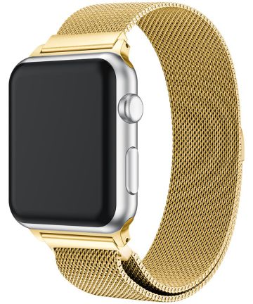 Apple Watch 1-9/SE/Ultra 49/45/44/42MM Bandje Magneetsluiting Goud Bandjes