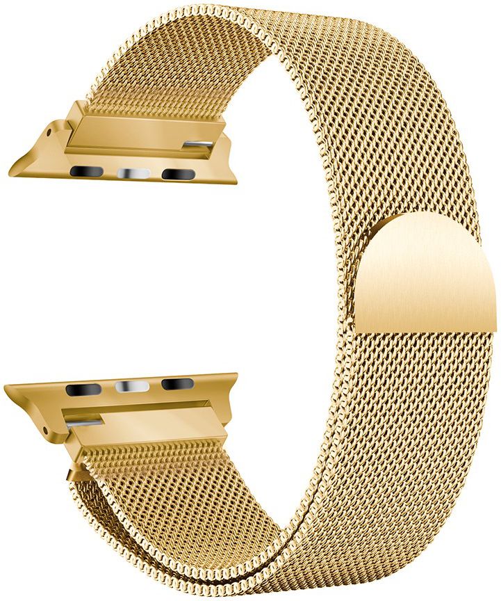 Apple Watch 1-9/SE/Ultra 49/45/44/42MM Bandje Magneetsluiting Goud afbeelding 3
