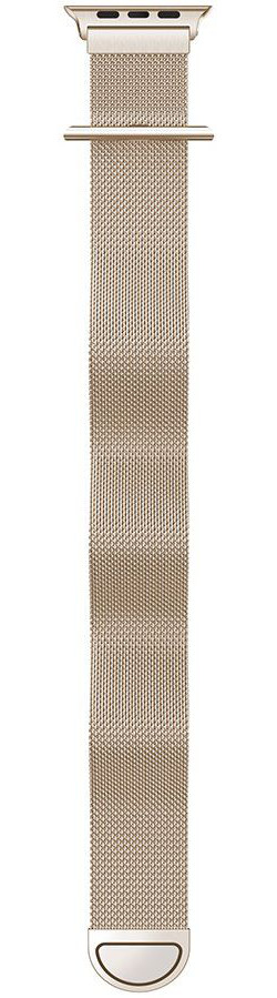 Apple Watch Band - 1-9/SE/Ultra 49MM/45MM/44MM/42MM - Magneet Milanese - Beige afbeelding 4