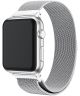 Apple Watch 41MM / 40MM / 38MM Bandje Milanese Roestvrij Staal Zilver