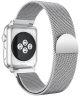 Apple Watch 41MM / 40MM / 38MM Bandje Milanese Roestvrij Staal Zilver