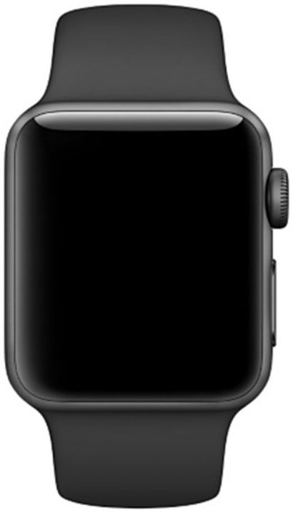 Apple Watch 1-9/SE 41/40/38MM Bandje Siliconen Drukknoop Zwart afbeelding 6