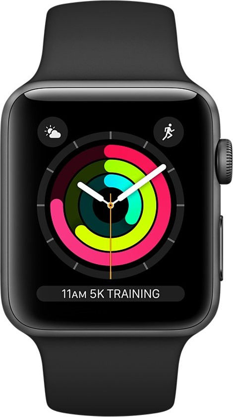 Apple Watch 1-9/SE 41/40/38MM Bandje Siliconen Drukknoop Zwart afbeelding 2