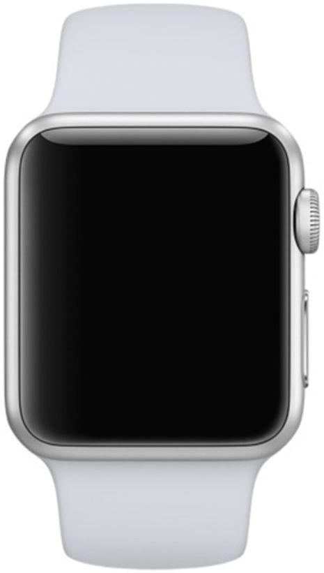 Apple Watch 41MM / 40MM / 38MM Bandje Siliconen met Drukknoop Sluiting Grijs afbeelding 6