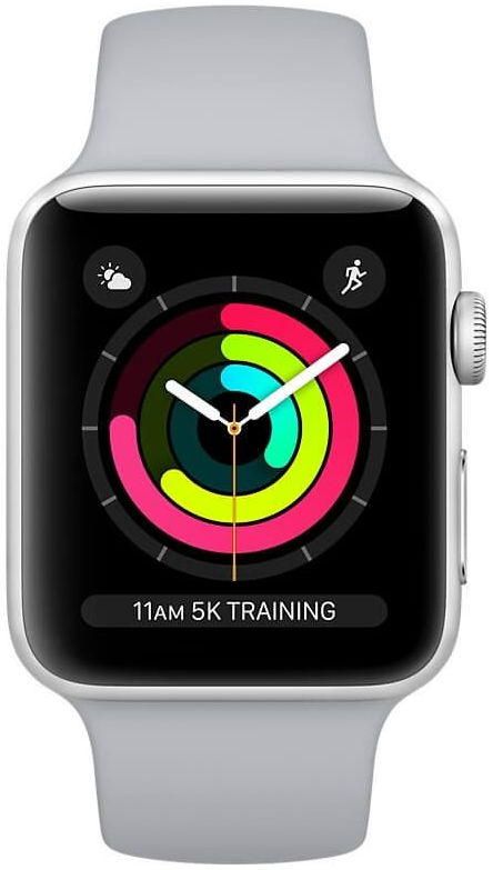 Apple Watch 41MM / 40MM / 38MM Bandje Siliconen met Drukknoop Sluiting Grijs afbeelding 2