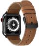 Apple Watch 41MM / 40MM / 38MM Bandje Echt Leer met Crackle Textuur Bruin