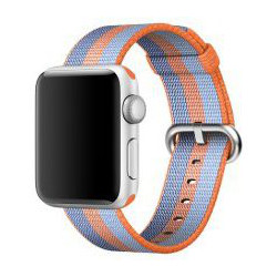 Originele Apple Gevlochten Nylon Bandje Watch 45MM / 44MM / 42MM Oranje afbeelding 1