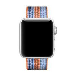 Originele Apple Gevlochten Nylon Bandje Watch 45MM / 44MM / 42MM Oranje afbeelding 2
