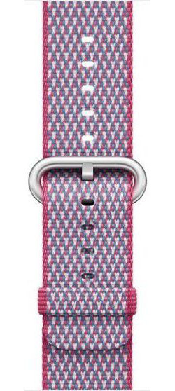 Origineel Apple Geweven Nylon Apple Watch 45MM / 44MM / 42MM Bandje Berry afbeelding 3