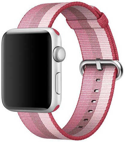 Origineel Apple Geweven Nylon Apple Watch 41MM / 40MM / 38MM Bandje Berry afbeelding 1