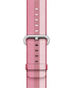 Origineel Apple Geweven Nylon Apple Watch 41MM / 40MM / 38MM Bandje Berry afbeelding 3