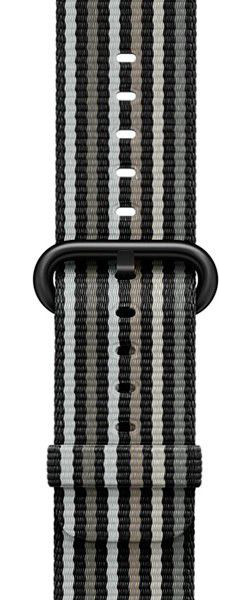 Originele Apple Gevlochten Nylon Bandje Watch 41MM / 40MM / 38MM Zwart afbeelding 2