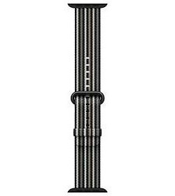 Originele Apple Gevlochten Nylon Bandje Watch 41MM / 40MM / 38MM Zwart afbeelding 3