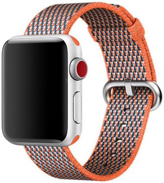 Origineel Apple Geweven Nylon Apple Watch 41MM / 40MM / 38MM Bandje Oranje afbeelding 1