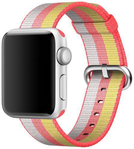 Origineel Apple Geweven Nylon Apple Watch 41MM / 40MM / 38MM Bandje Rood afbeelding 1