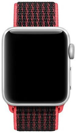 Origineel Apple Nike Sport Loop Apple Watch 41MM / 40MM / 38MM Bandje Rood afbeelding 2