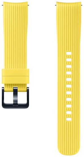 Origineel Samsung Universeel Smartwatch 20MM Bandje Siliconen Geel afbeelding 1