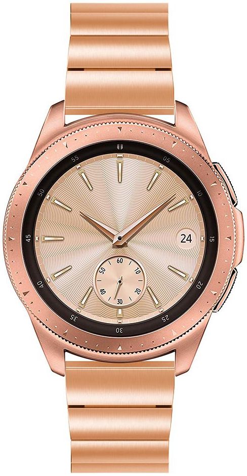 Universeel Smartwatch 20MM Bandje Schakelband Roestvrij Staal Roze afbeelding 4