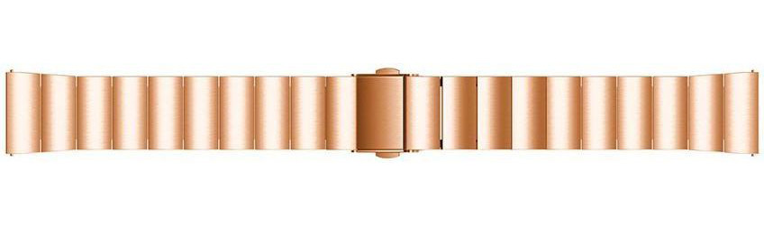 Universeel Smartwatch 20MM Bandje Schakelband Roestvrij Staal Roze afbeelding 5
