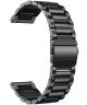 Universeel Smartwatch 20MM Bandje Roestvrij Staal met Schakels Zwart