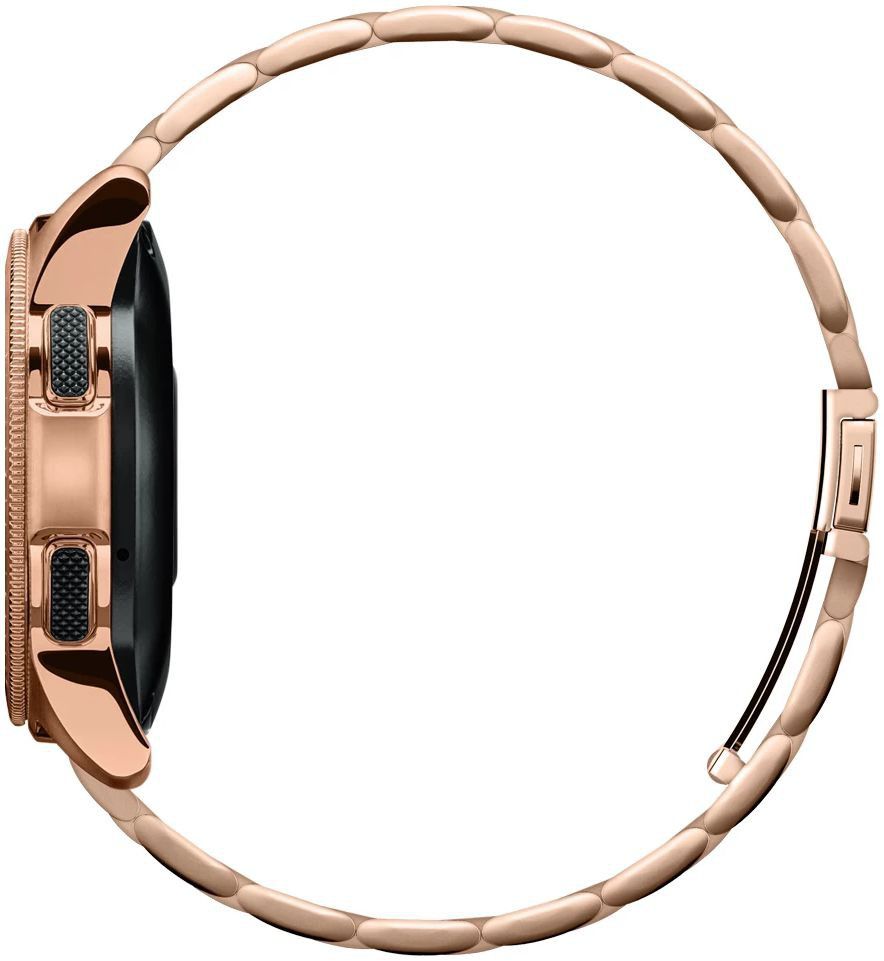 Spigen Modern Fit Universeel Smartwatch 20MM Bandje RVS Roze Goud afbeelding 4