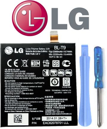 LG Nexus 5 Accu BL-T9 Origineel: 2300mAh Batterijen